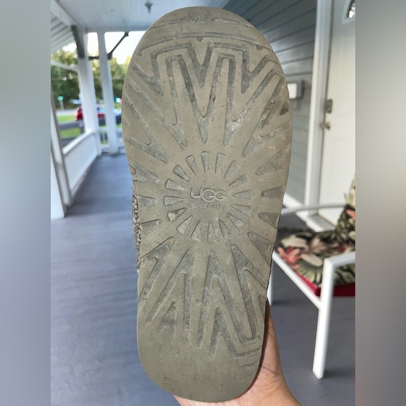 UGG Australia Sock Boot Gray Fabric Pull On Women Size 8 - Picture 6 of 8